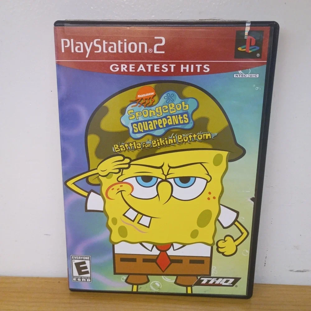 SpongeBob SquarePants: Battle for Bikini Bottom PlayStation 2 No Manual
